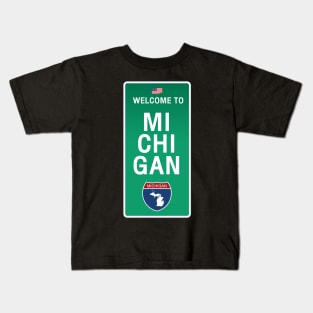 Welcome to Michigan Kids T-Shirt